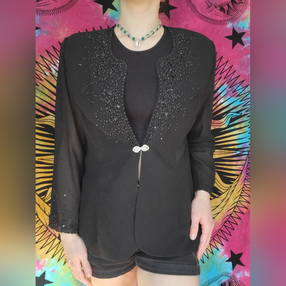 R & M RICHARDS petite - Embroidered Blazer